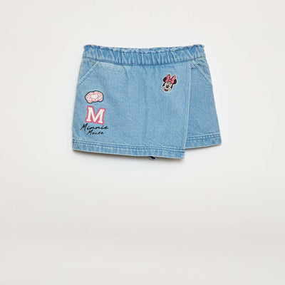 Minnie Mouse Denim Skort BLUE