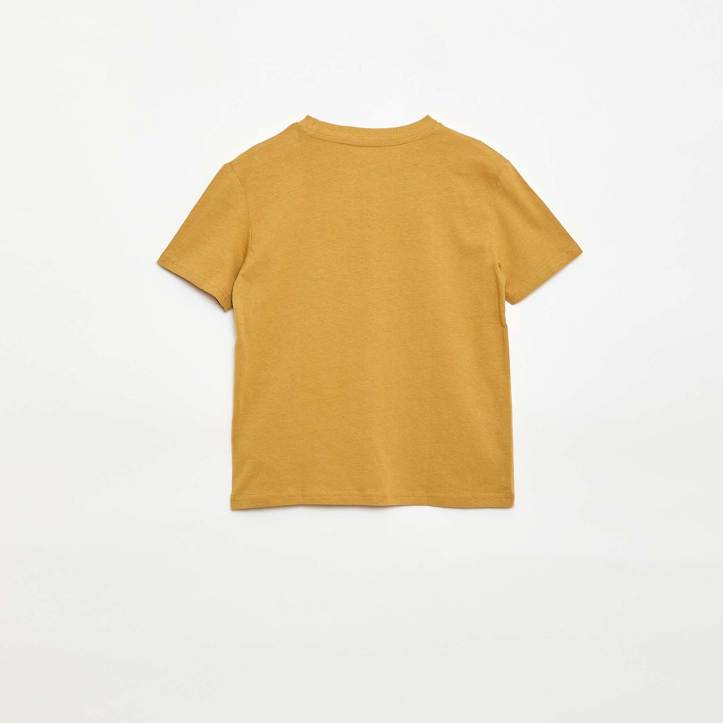 Printed Short-Sleeved T-Shirt YELLOW