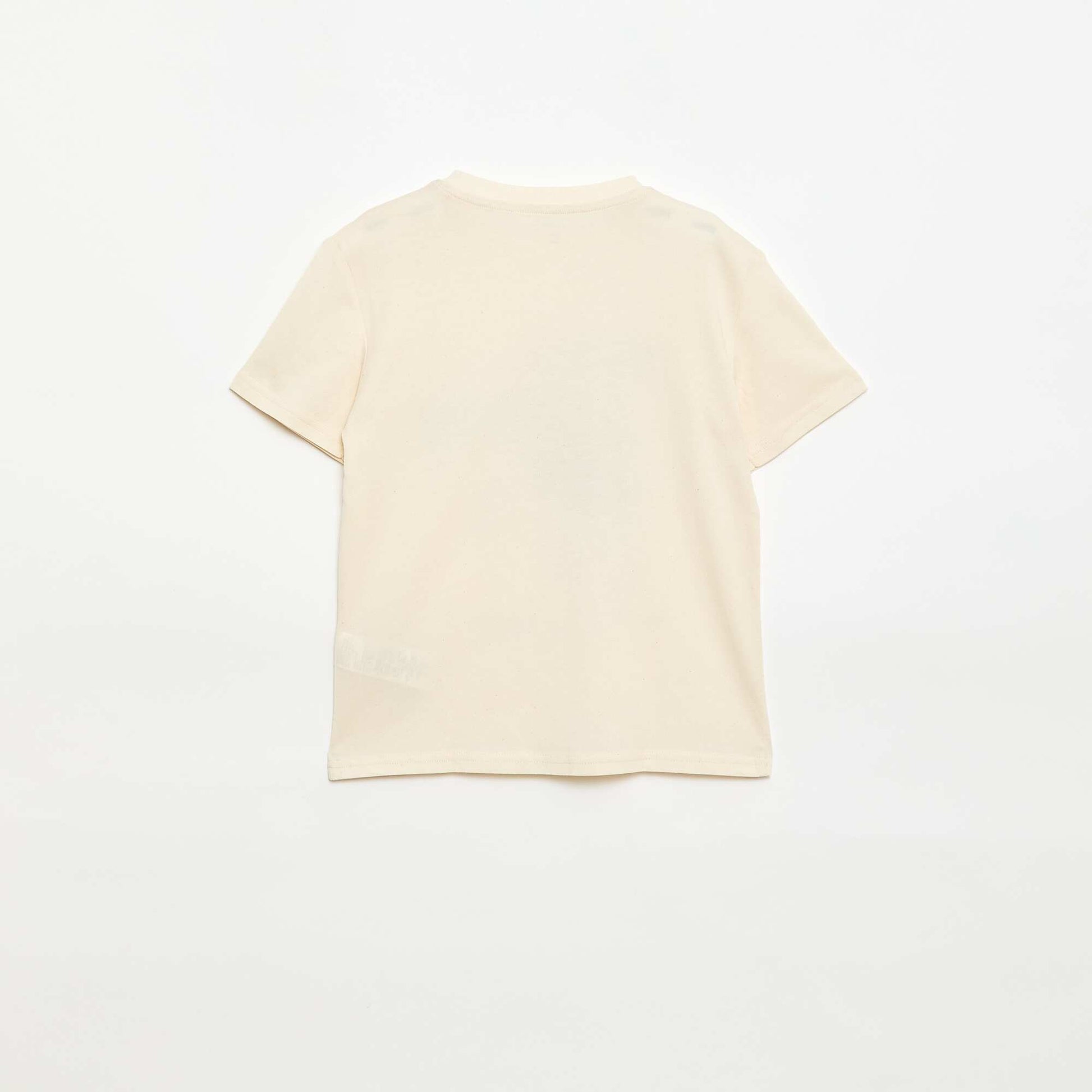 Printed Short-Sleeved T-Shirt WHITE