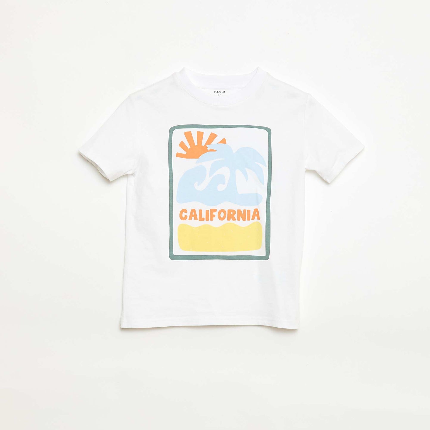 Printed Short-Sleeved T-Shirt WHITE