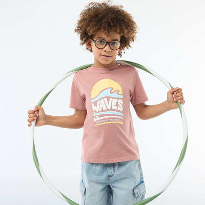 Printed Short-Sleeved T-Shirt PINK
