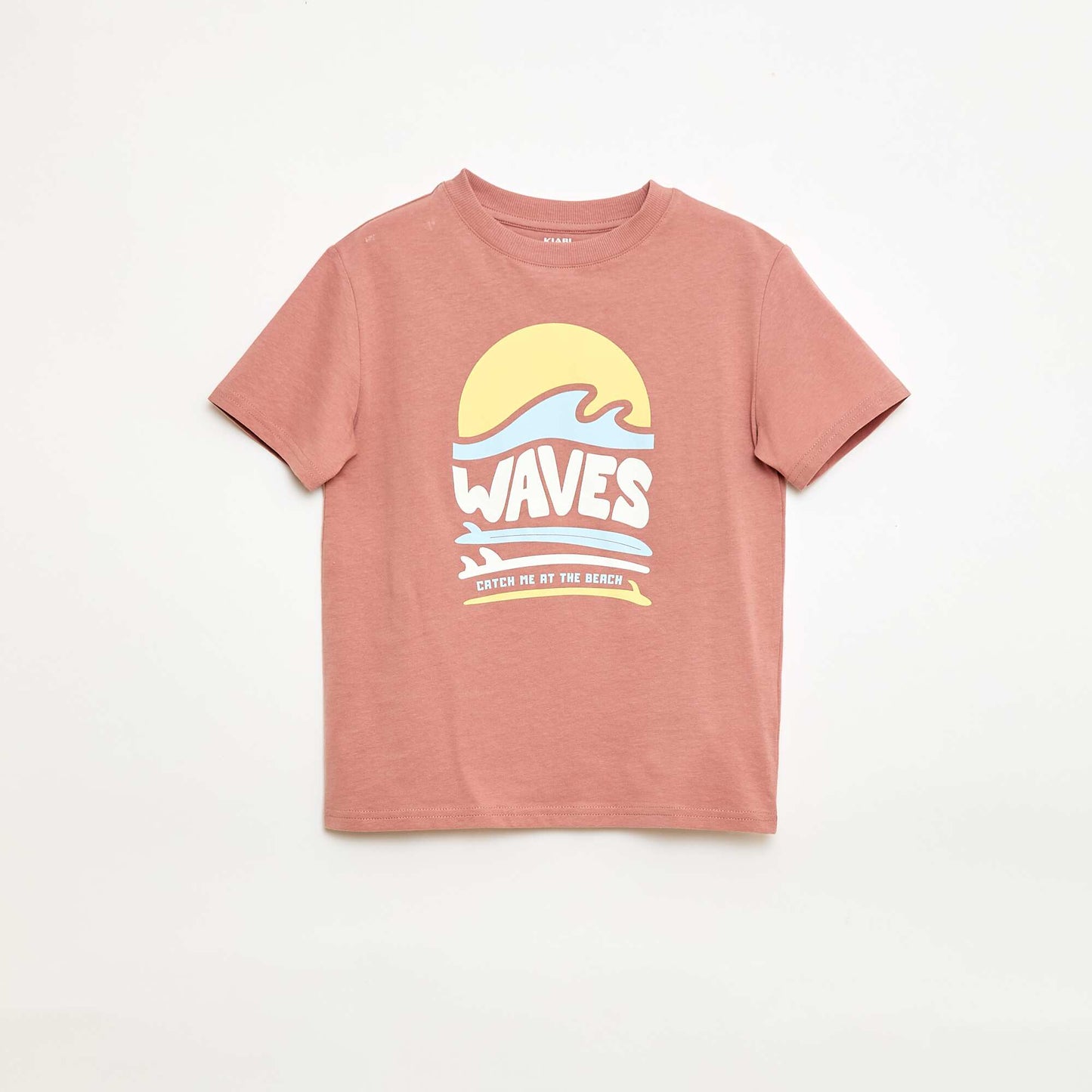 Printed Short-Sleeved T-Shirt PINK