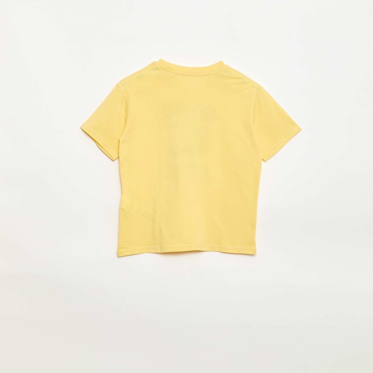 Printed Short-Sleeved T-Shirt YELLOW
