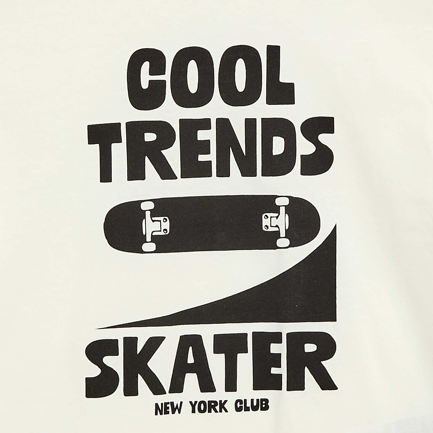 Printed Short-Sleeved T-Shirt WHITE