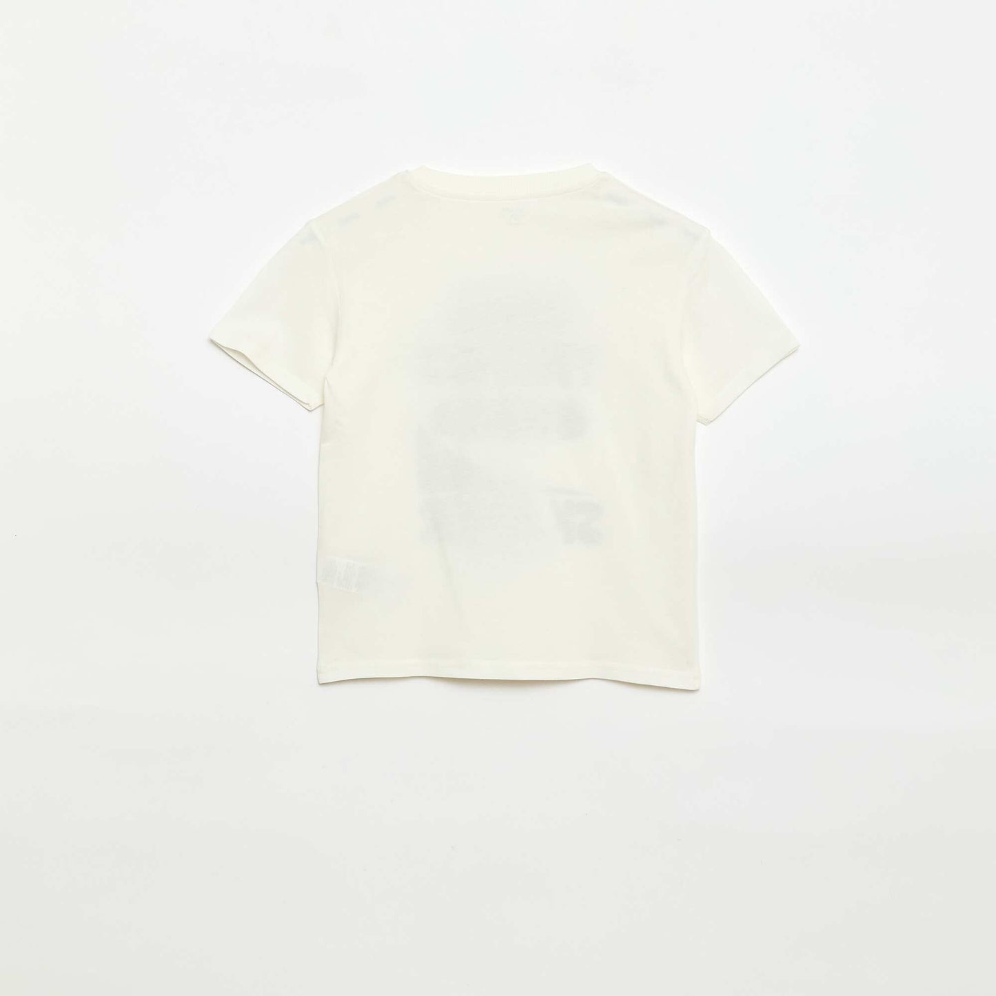 Printed Short-Sleeved T-Shirt WHITE