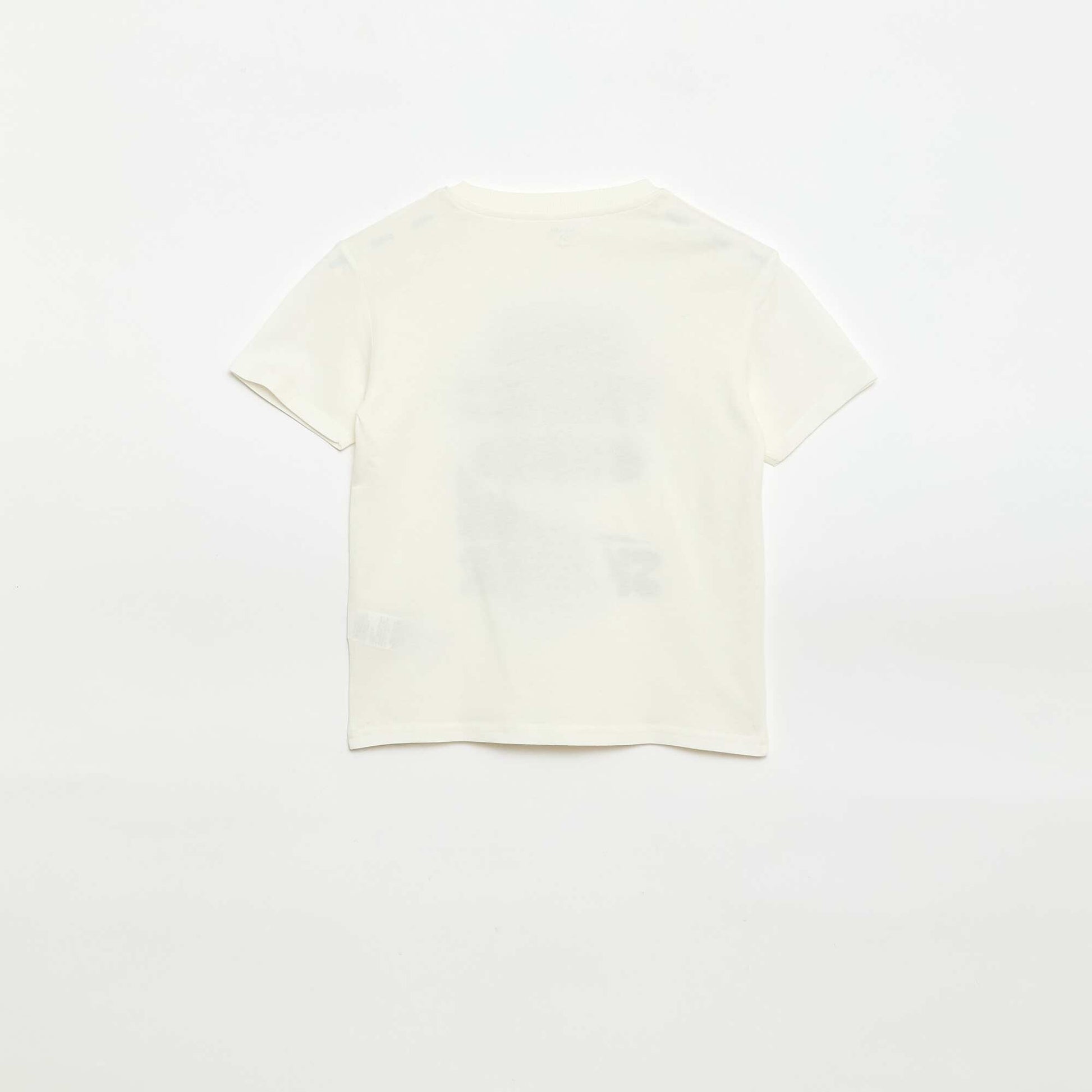 Printed Short-Sleeved T-Shirt WHITE