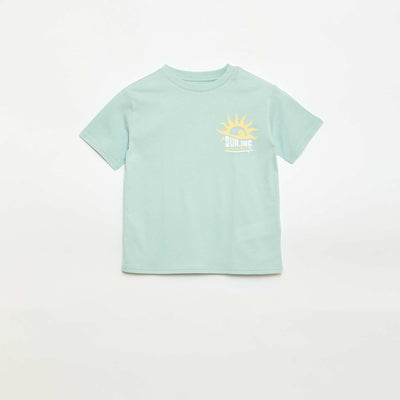 Printed Short-Sleeved T-Shirt GREEN