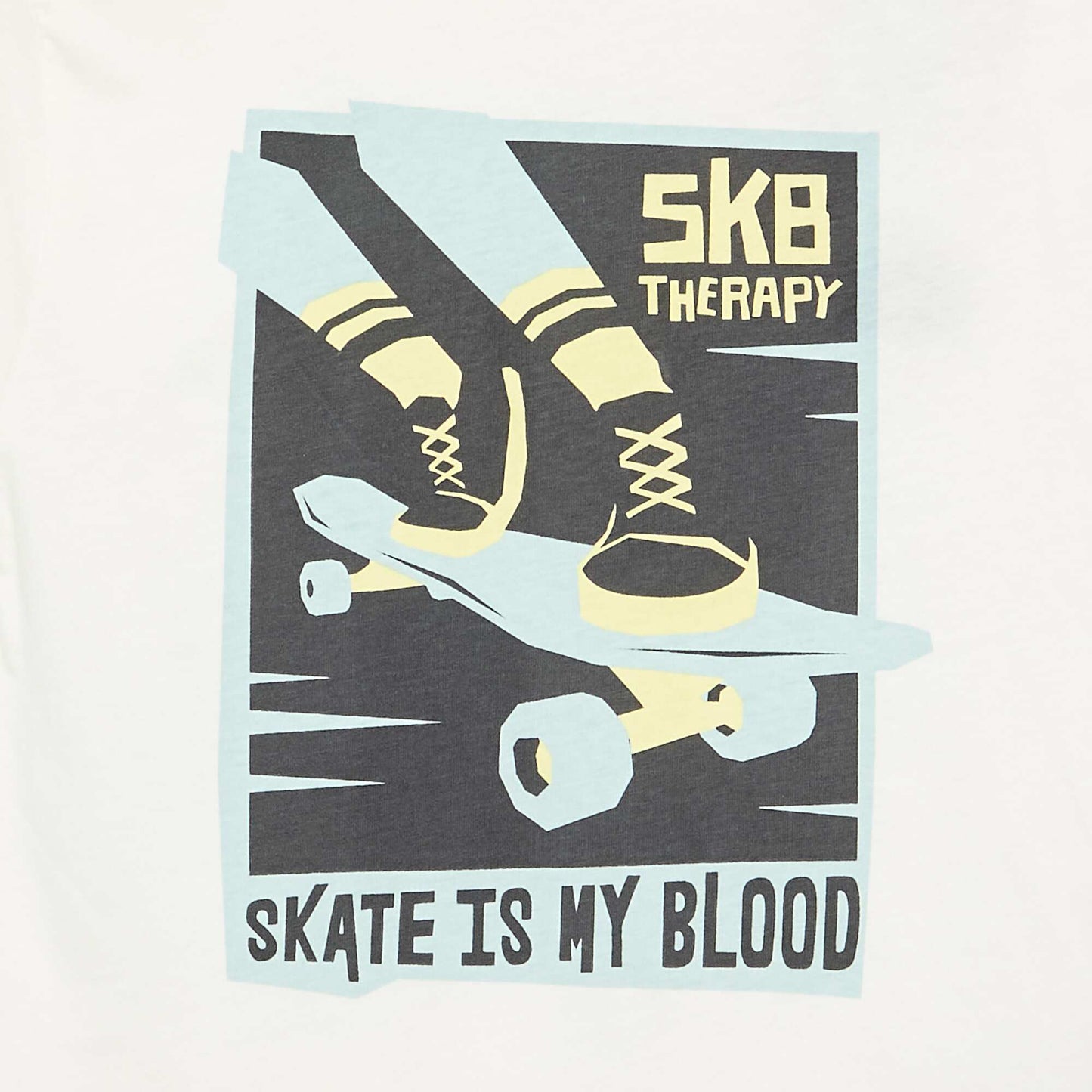 Printed Short-Sleeve T-Shirt WHITE
