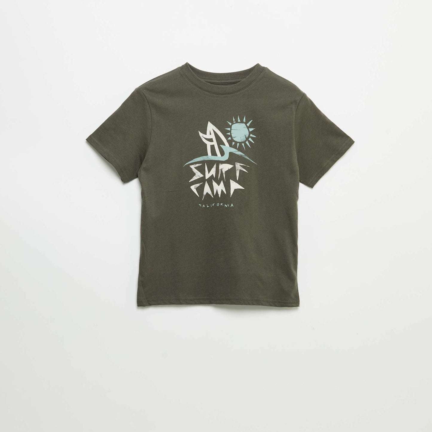 Printed Short-Sleeve T-Shirt ORANGE