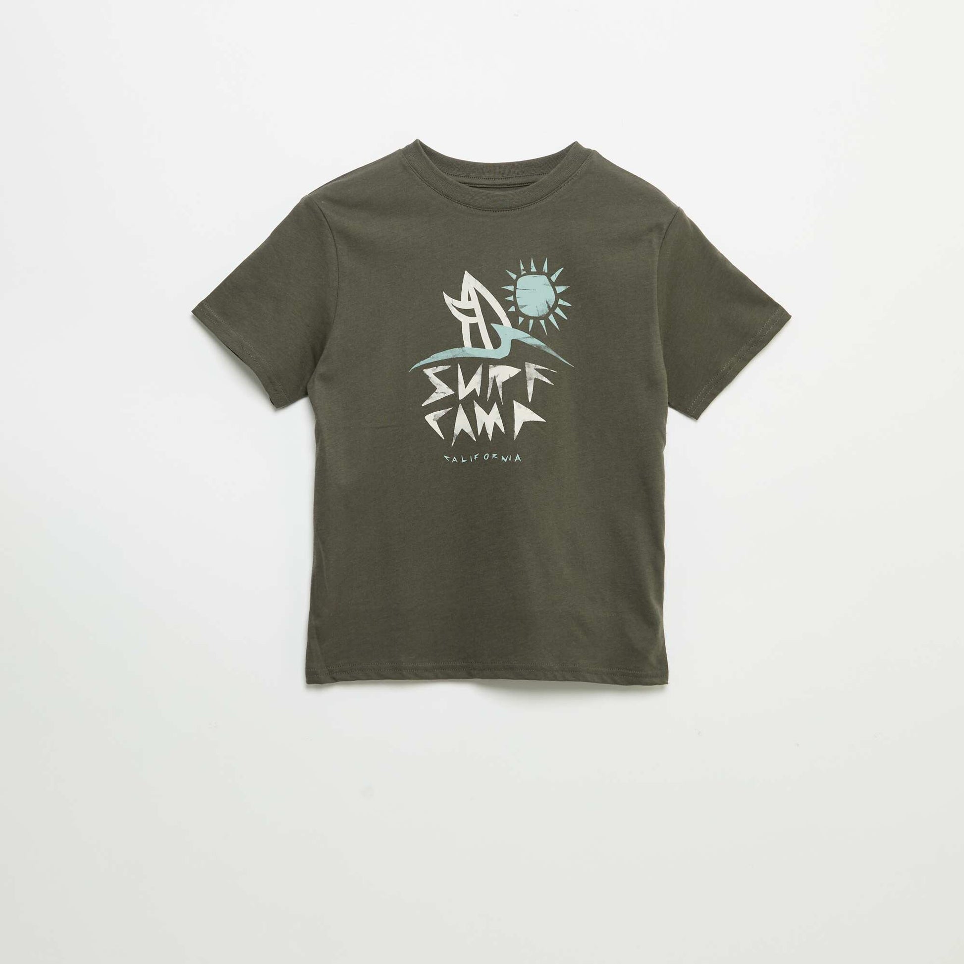 Printed Short-Sleeve T-Shirt ORANGE