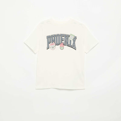 Printed Short-Sleeve T-Shirt WHITE