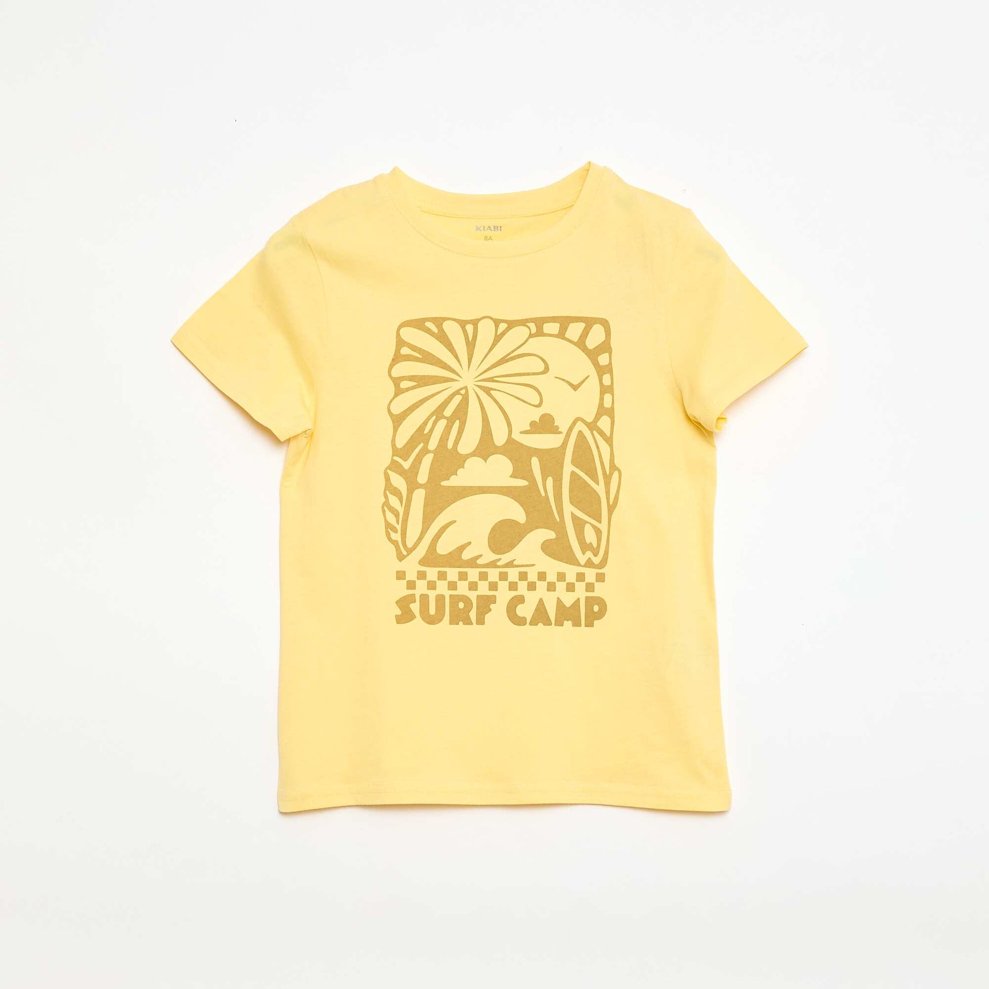 Printed Message T-Shirt YELLOW