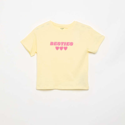 Fantasy Print T-Shirt YELLOW