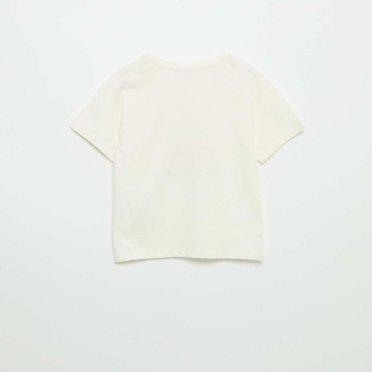 Fun print T-shirt WHITE