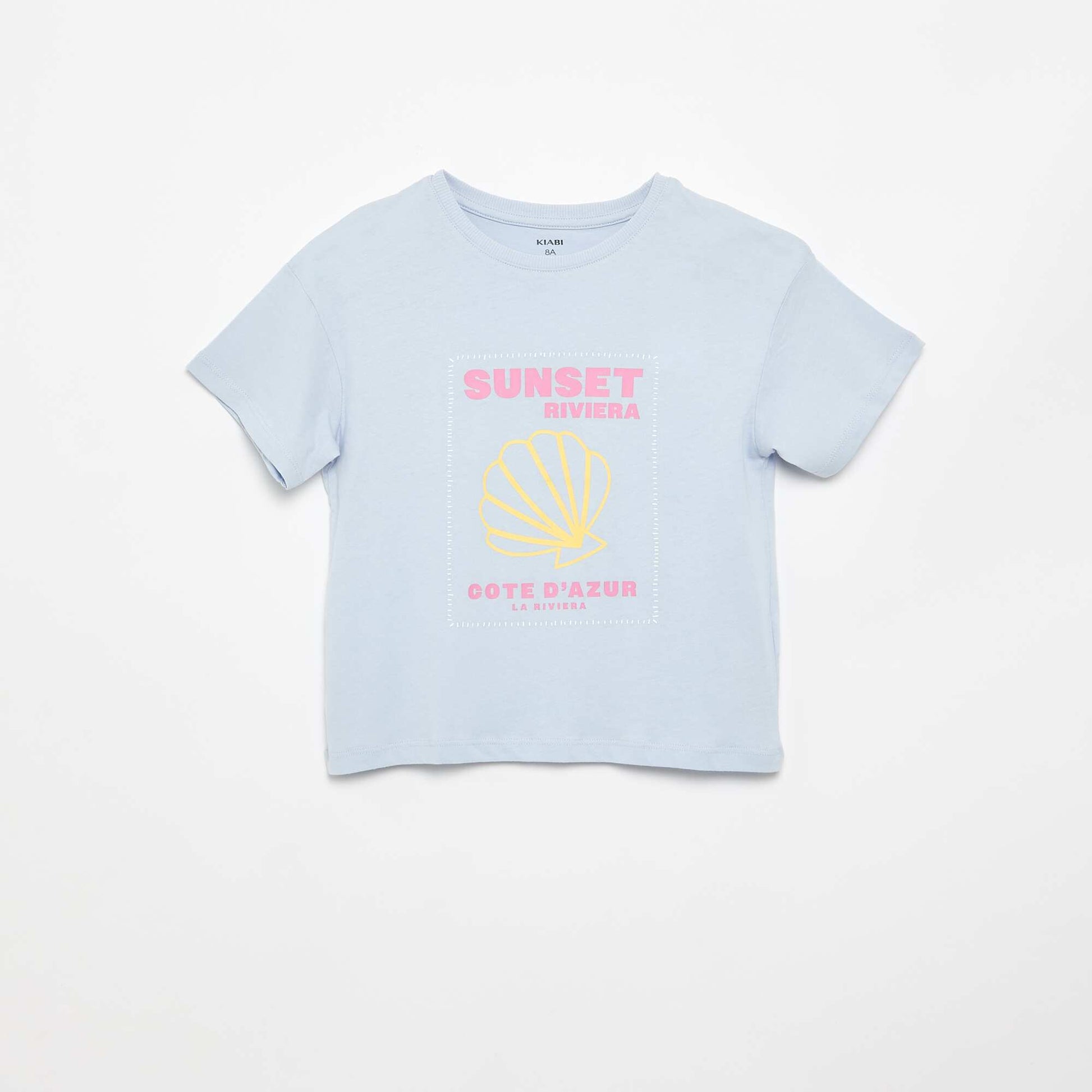 Fantasy Print T-Shirt SKY BLUE