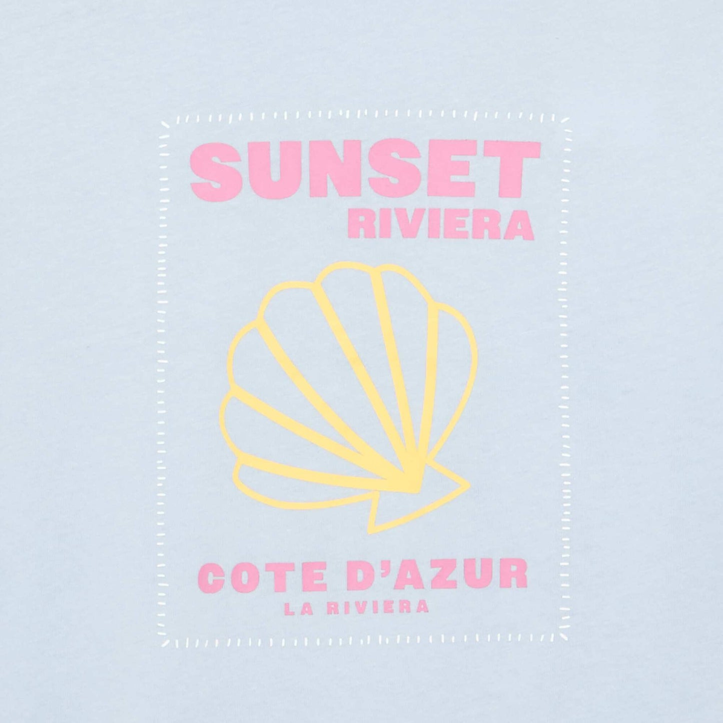 Fantasy Print T-Shirt SKY BLUE
