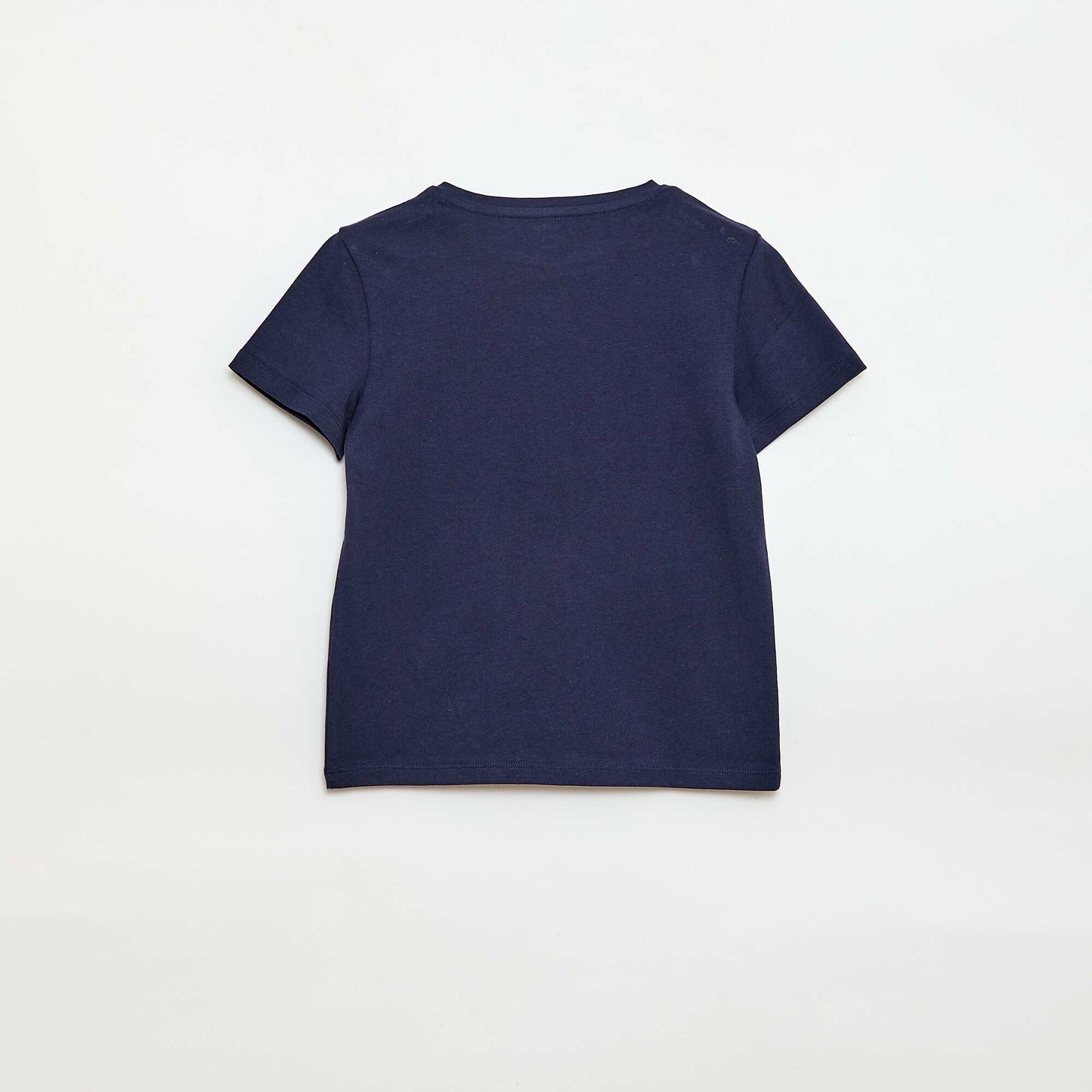 Short-sleeved T-shirt with design BLUE