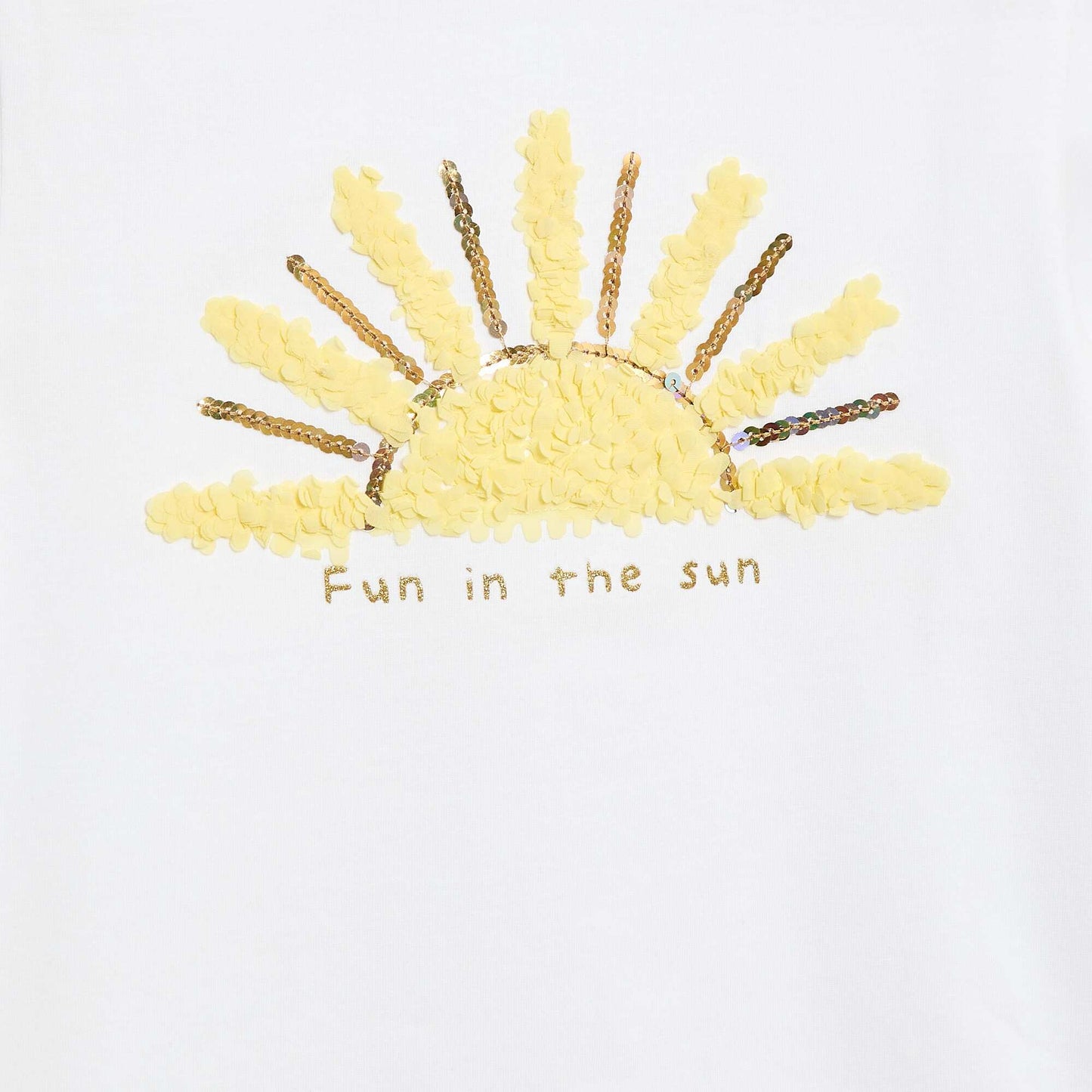 Short-sleeved T-shirt with design WHITE