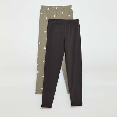 2-Pack of Long Leggings GREEN