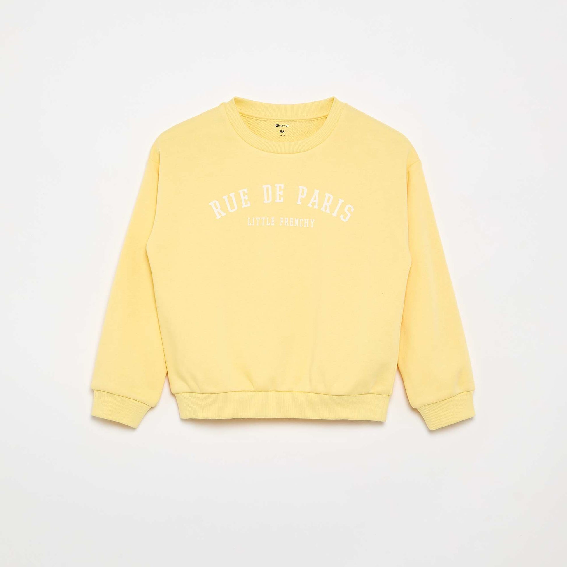 Lightweight Fleece Sweatshirt YELLOW
