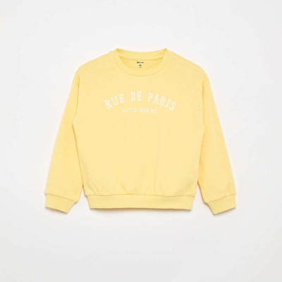 Lightweight Fleece Sweatshirt YELLOW