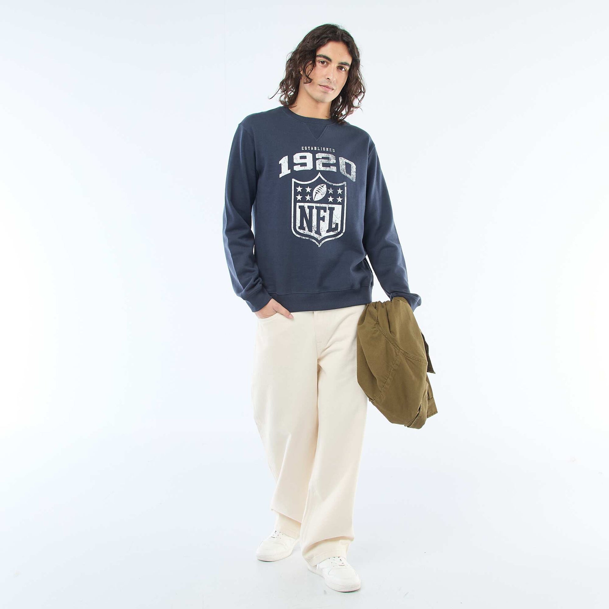 NFL Fleece Sweatshirt BLUE
