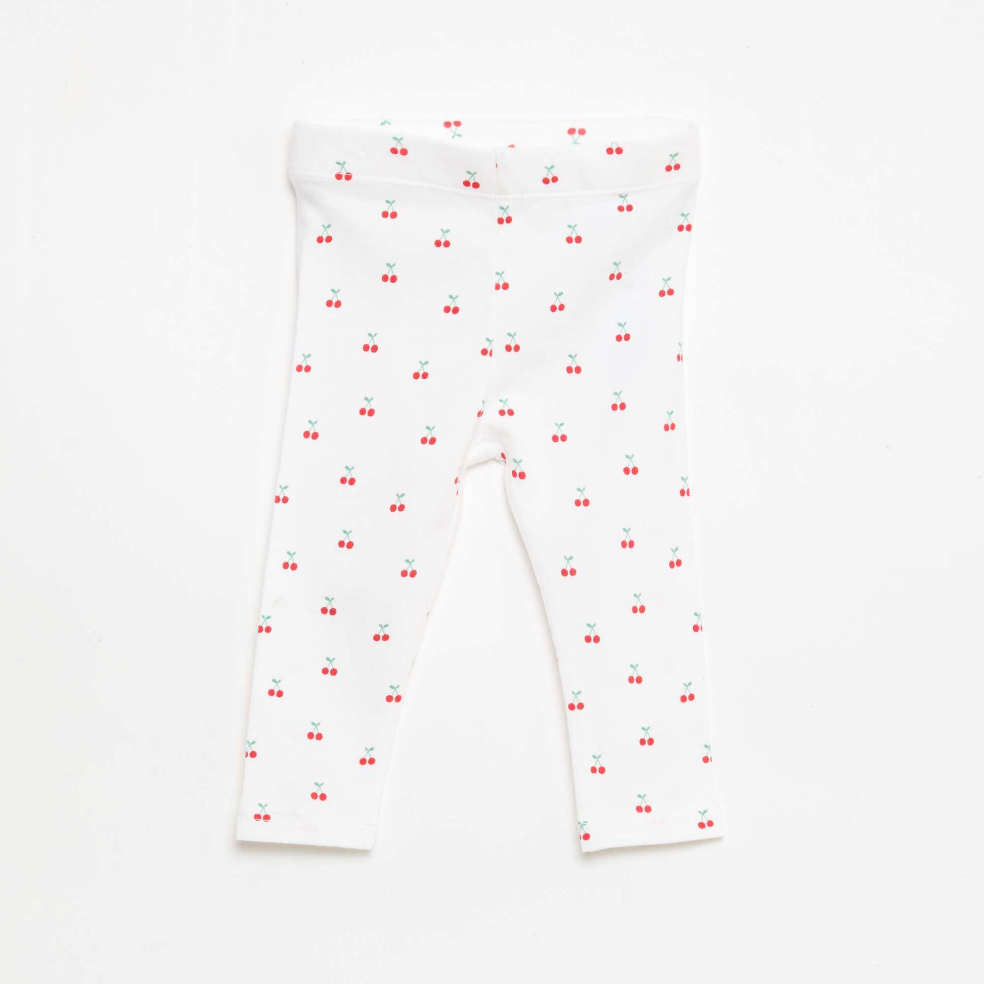 Printed Long Leggings WHITE