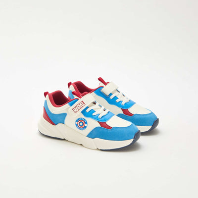 Captain America Running-Style Sneakers WHITE