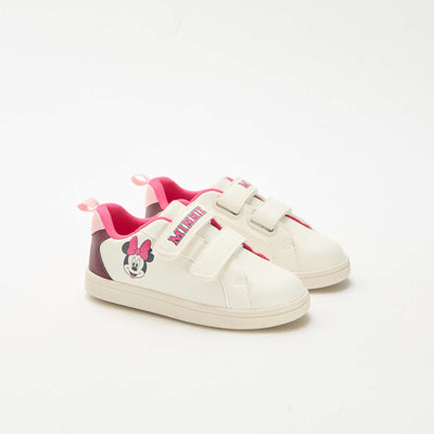 Minnie Mouse Velcro Sneakers WHITE