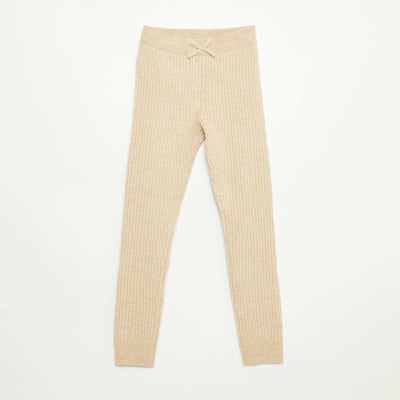 Knit Leggings BEIGE