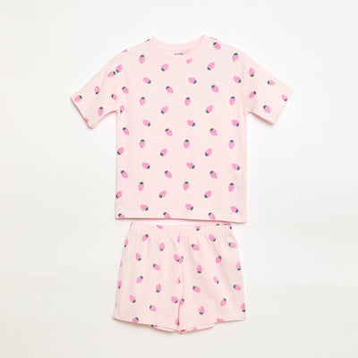 Short pajama set - 2 pieces PINK