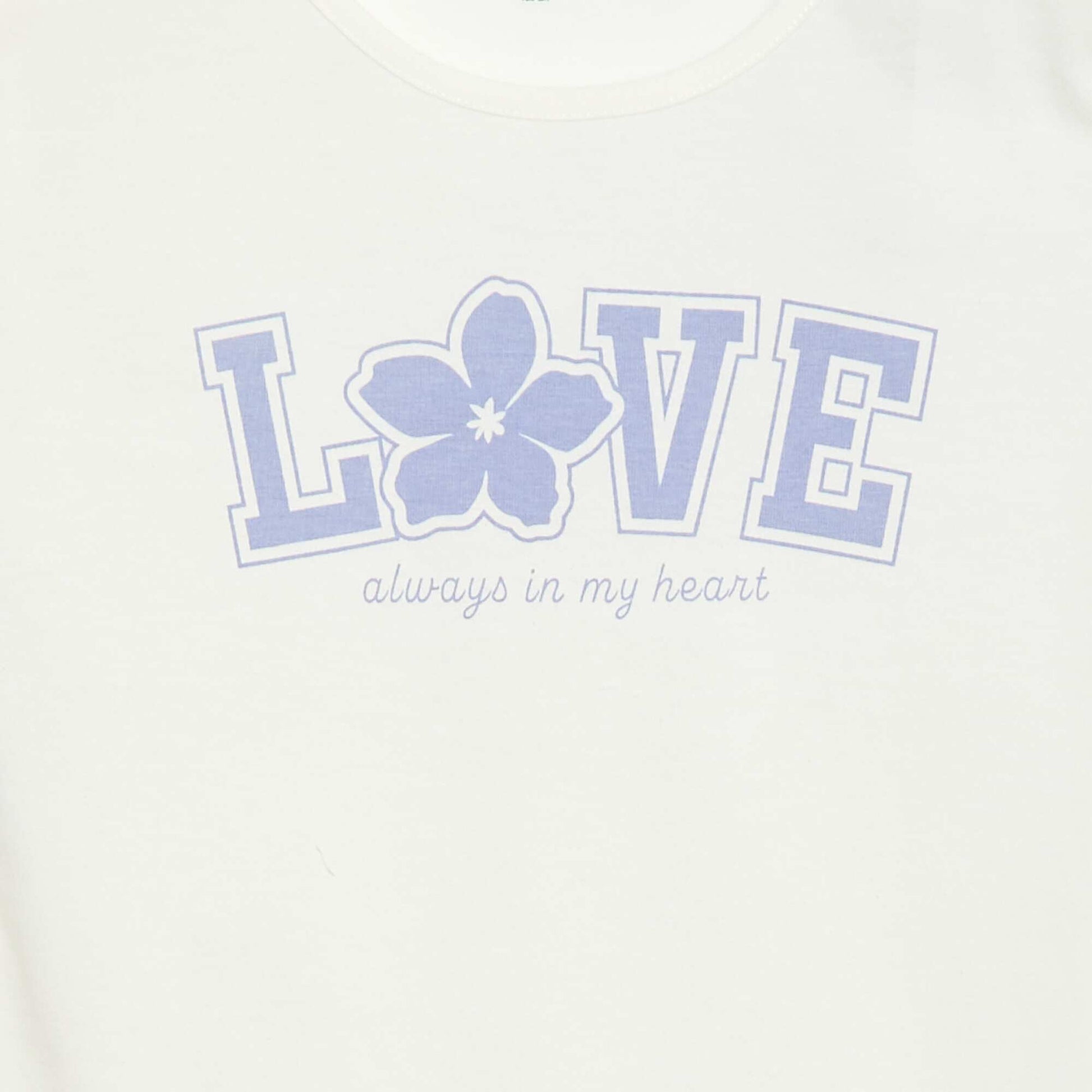 Short pajama set - 2 pieces WHITE