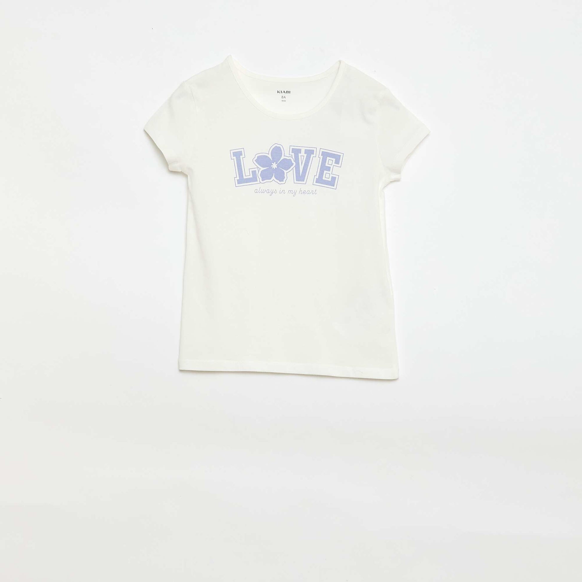 Short pajama set - 2 pieces WHITE