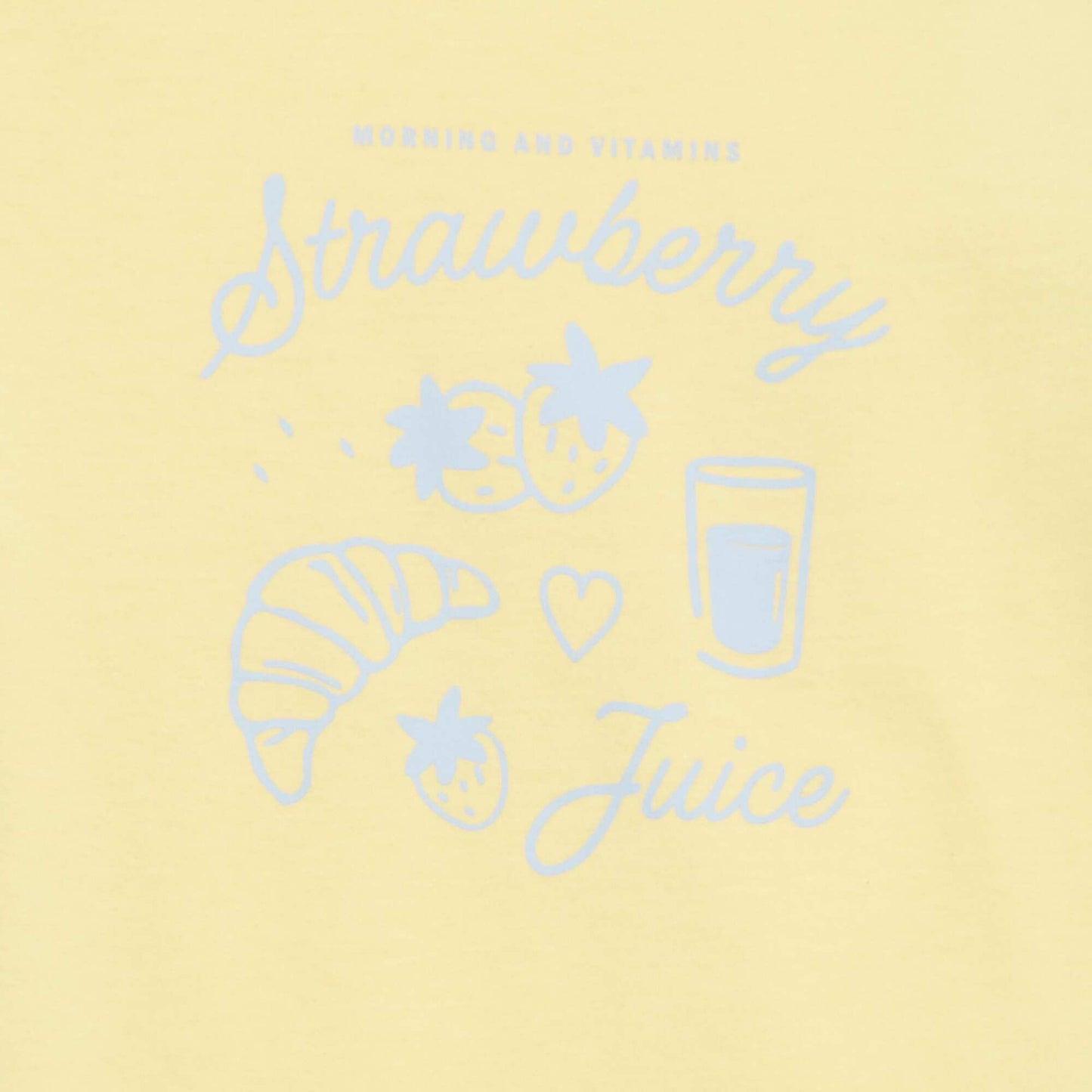 Short pajama set - 2 pieces YELLOW