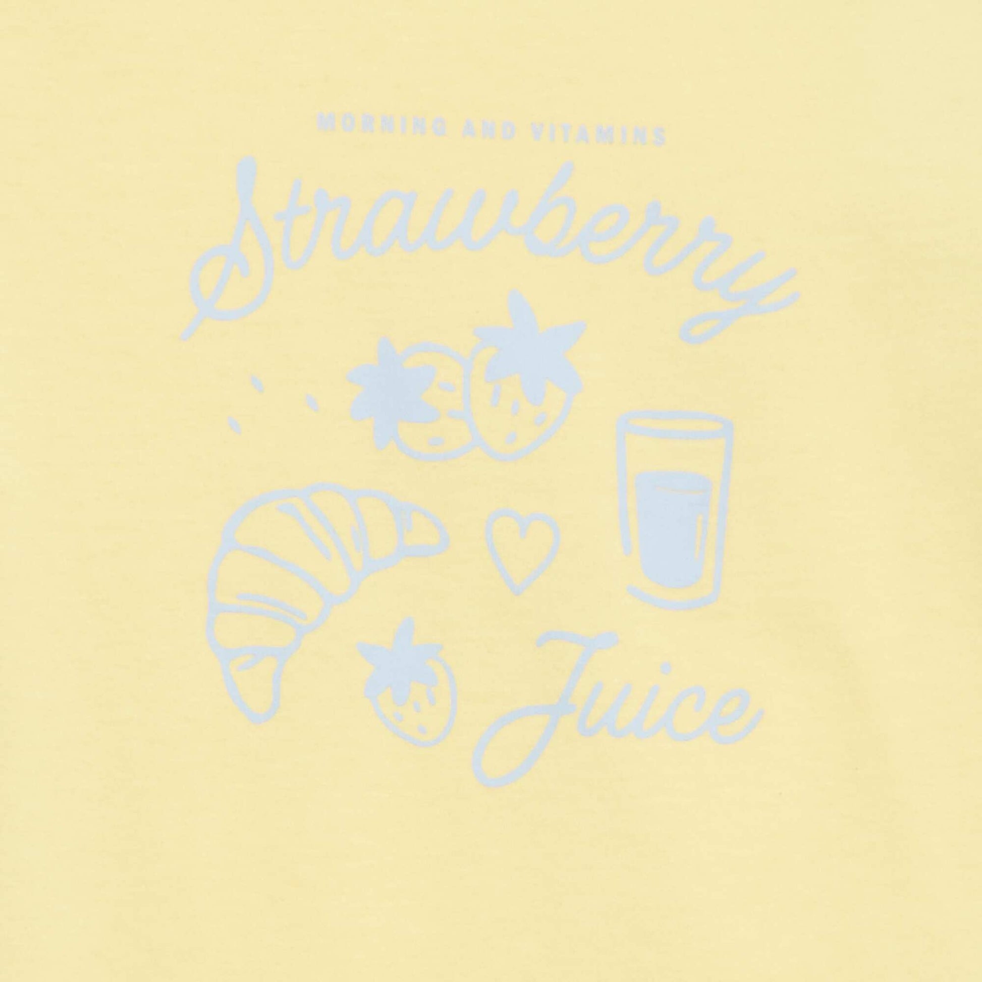Short pajama set - 2 pieces YELLOW