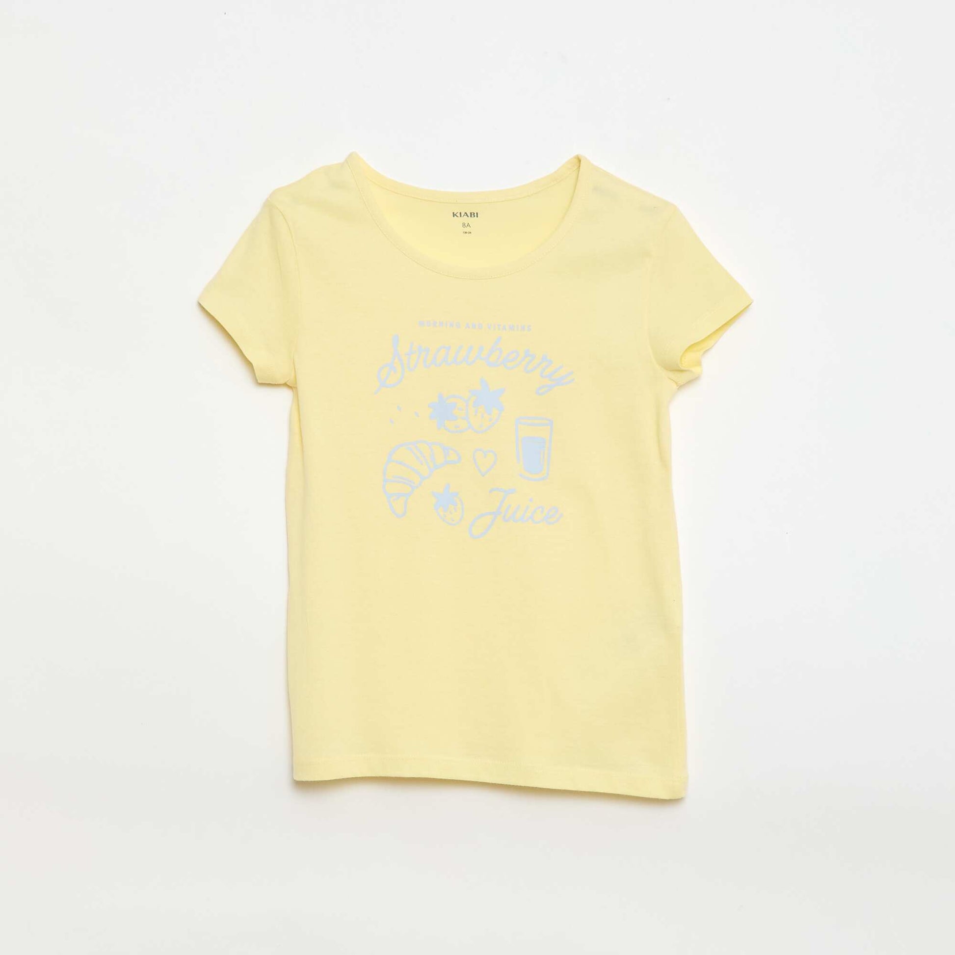 Short pajama set - 2 pieces YELLOW