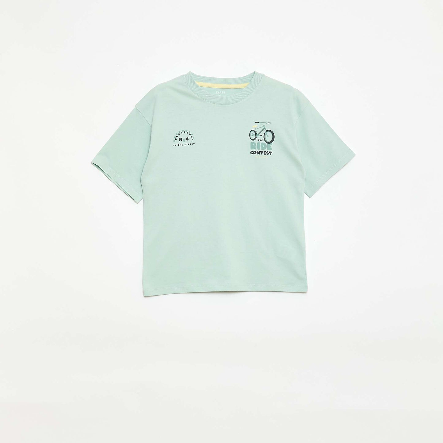 2-Piece Short Pajama Set: Tee + Shorts GREEN