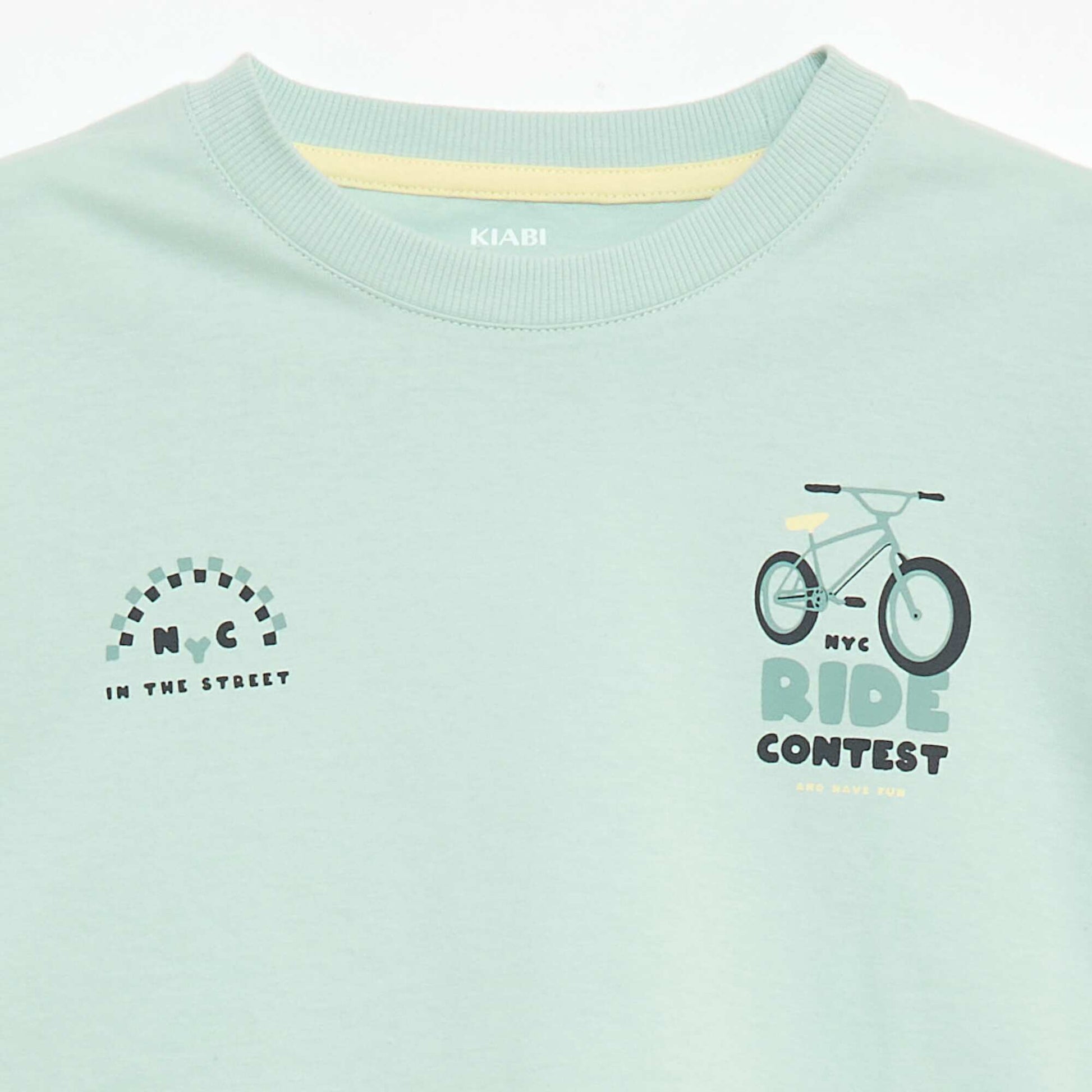 2-Piece Short Pajama Set: Tee + Shorts GREEN