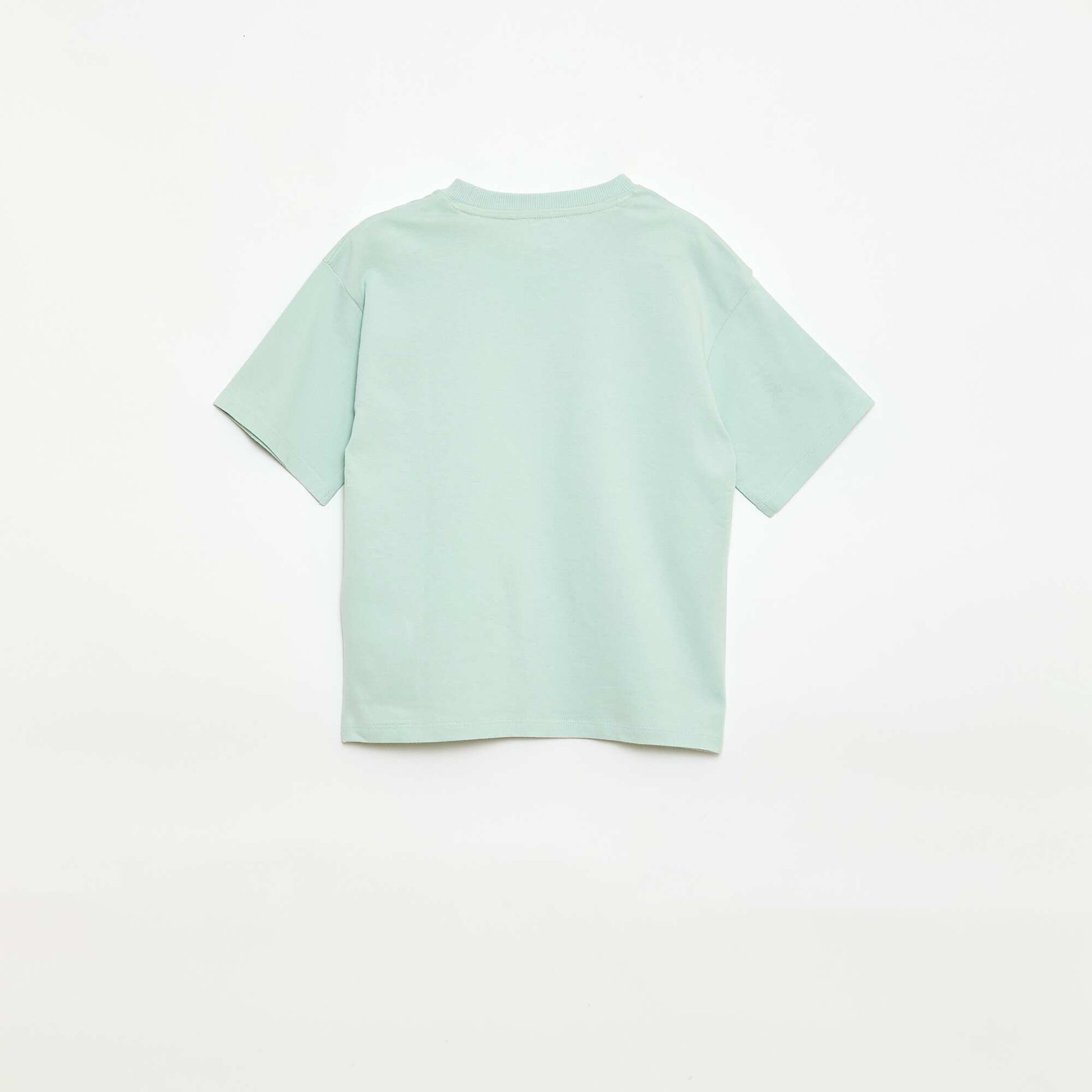 2-Piece Short Pajama Set: Tee + Shorts GREEN