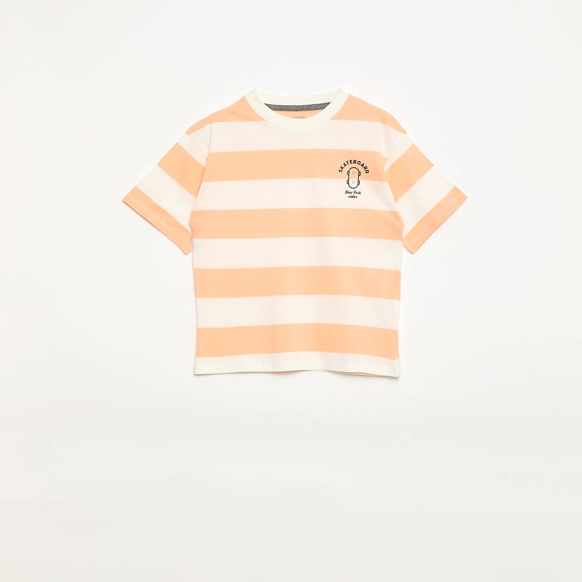 Short Pajama Set T-Shirt + Shorts - 2 Piece ORANGE