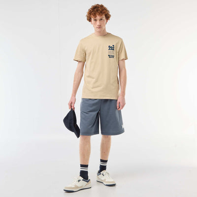 Plain Cotton Patch Shorts GREY
