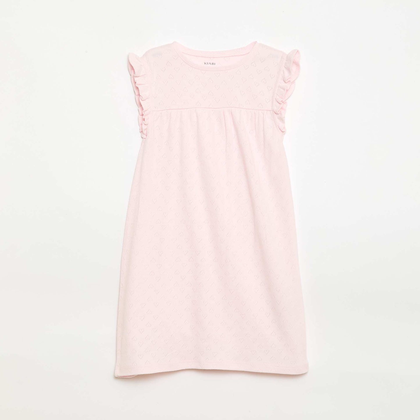 Set of 2 Short-Sleeved Nightdresses WHITE
