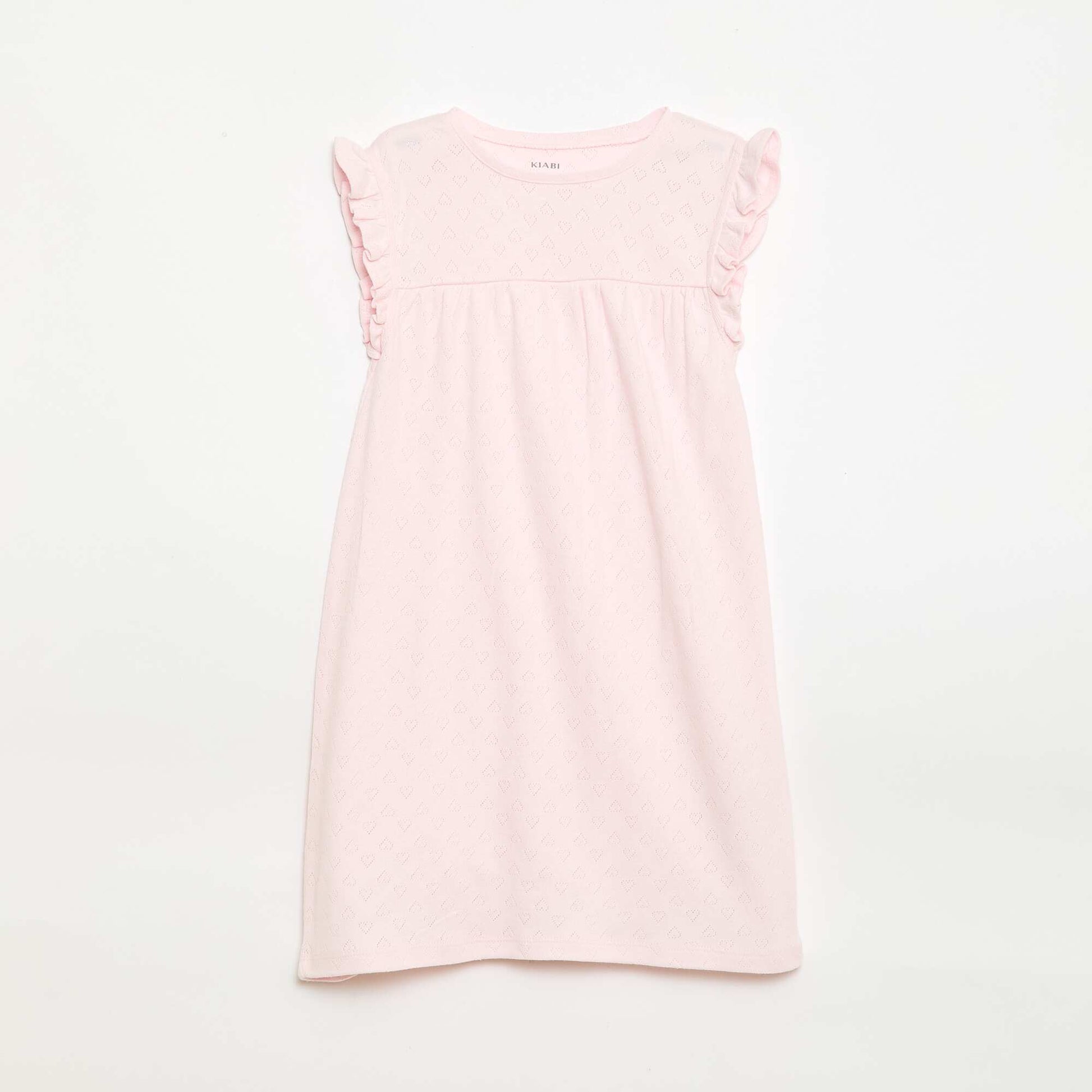 Set of 2 Short-Sleeved Nightdresses WHITE