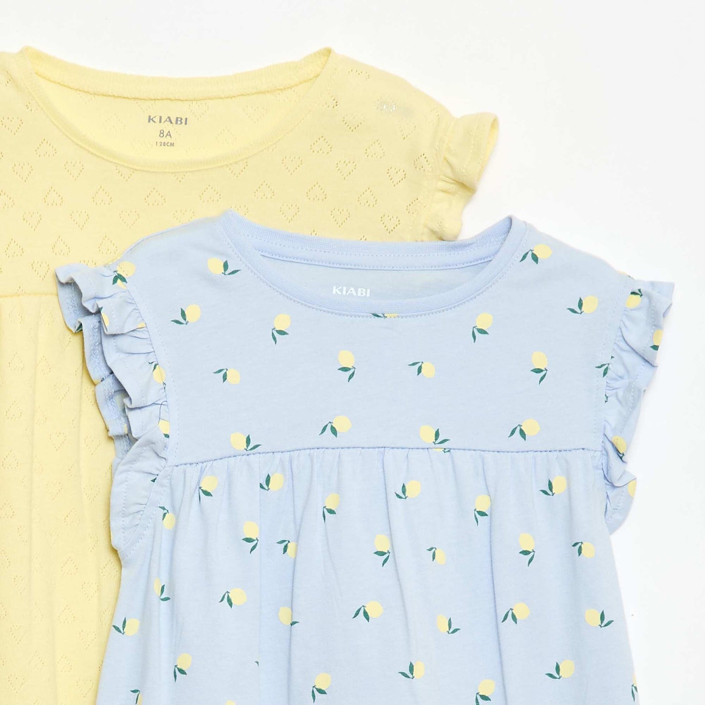 2-Pack Short-Sleeved Nightdresses BLUE
