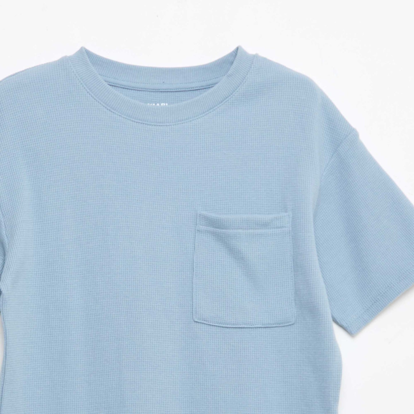 Plain Cotton Pajama Set BLUE