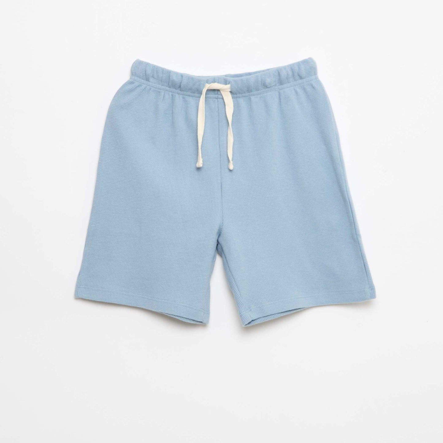 Plain Cotton Pajama Set BLUE