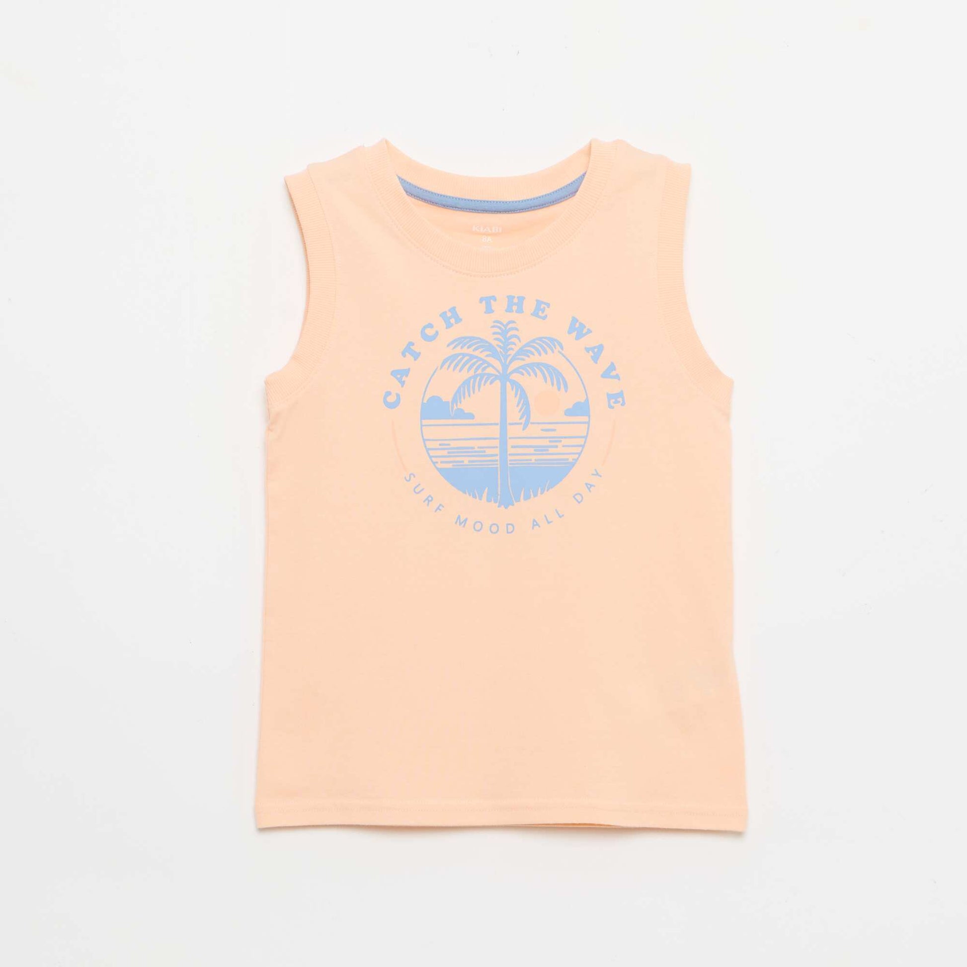 2-Piece Tank Top and Shorts Pajama Set ORANGE