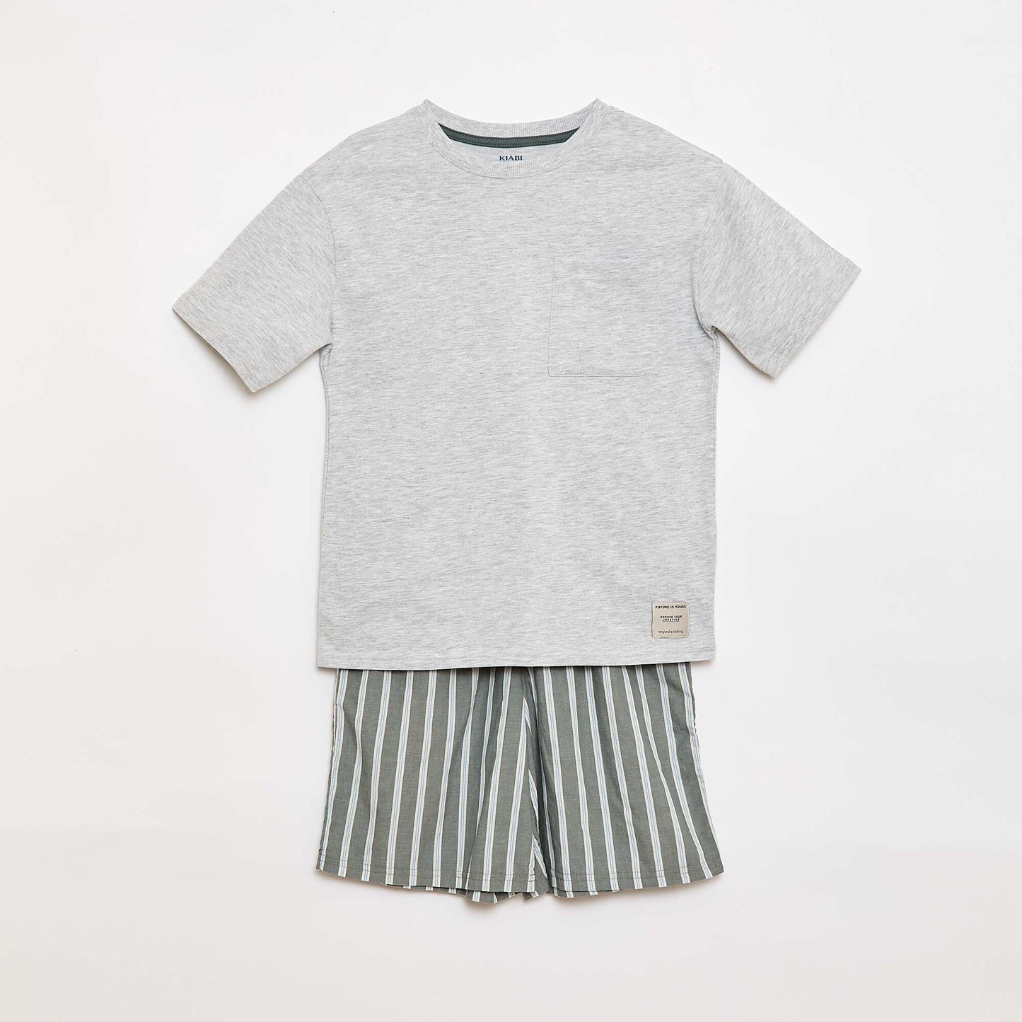 2-Piece Short Pajama Set GREEN