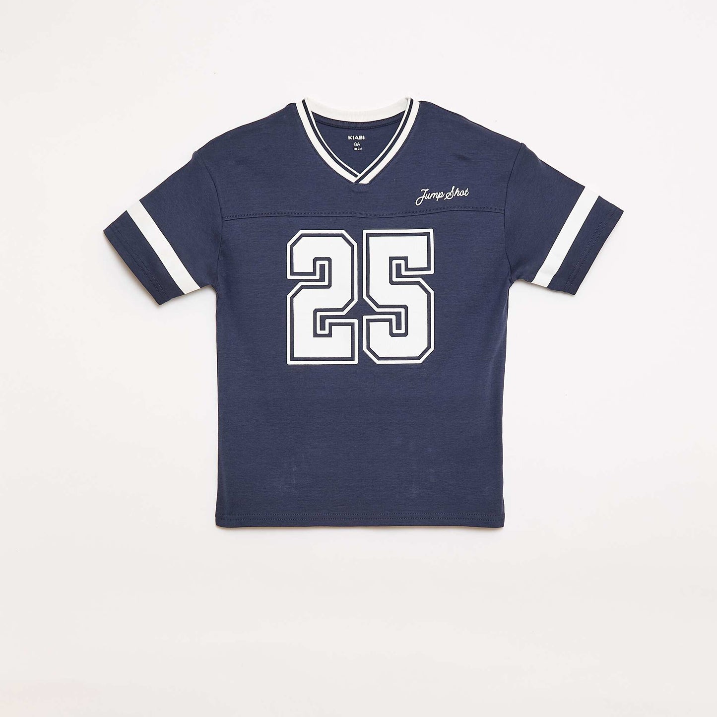 Short-Sleeved Cotton Pajama Set BLUE