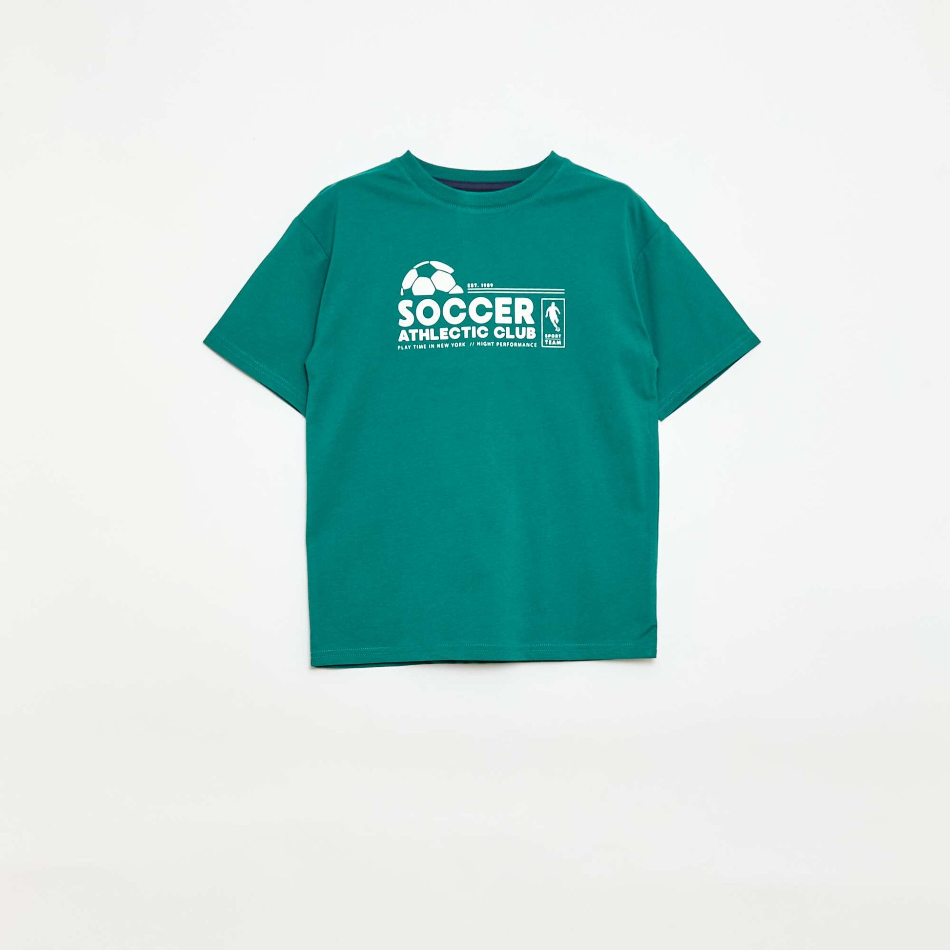 Short pajama set t-shirt + shorts - 2 pieces GREEN